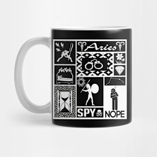 ARIES ZODIAC SIGN CHART Mug